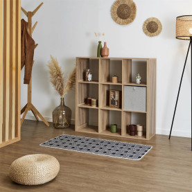 Dywan do przedpokoju boho do prania w pralce 50x120 Arlla niebieski Intesi 2