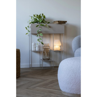 Kwietnik metalowy z 3 półkami Rabo 60cm beżowy Intesi