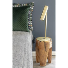 Stołek z drewna tekowego Rose 26cm Intesi