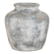 Wazon ceramiczny Santo 30cm jasny szary Intesi