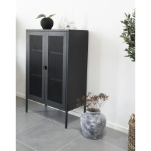 Wazon ceramiczny Santo 30cm jasny szary Intesi