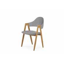 Krzesło Elbo K344 Halmar: Skandynawski design w szarym kolorze