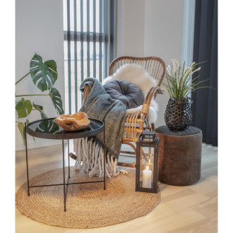 Dywan jutowy okrągły Bombay 90cm House Nordic