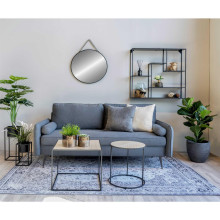 Zestaw 2 kwietników metalowych stojących  Marla czarny House Nordic