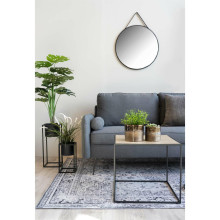 Zestaw 2 kwietników metalowych stojących  Marla czarny House Nordic