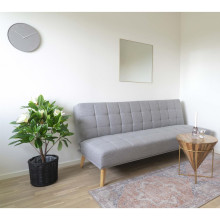 Lustro kwadratowe w złotej ramie Jersey 60x60cm House Nordic