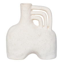 Wazon ceramiczny boho-japandni beżowy House Nordic