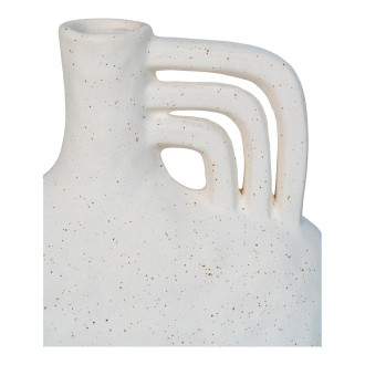 Wazon ceramiczny boho-japandni beżowy House Nordic