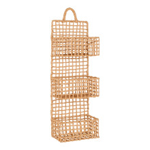 Półka ścienna boho z 3 koszyczkami Sines 70x25cm House Nordic