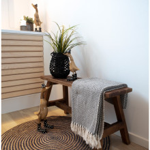 Ławka z drewna tekowego Barcelona 90cm House Nordic