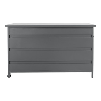 Skrzynia ogrodowa Cassis 650L 160x82x85cm szara House Nordic