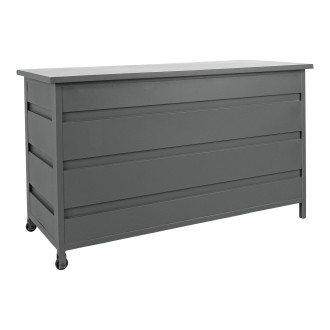 Skrzynia ogrodowa Cassis 450L 130x60x75cm szara House Nordic