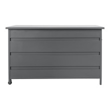 Skrzynia ogrodowa Cassis 450L 130x60x75cm szara House Nordic
