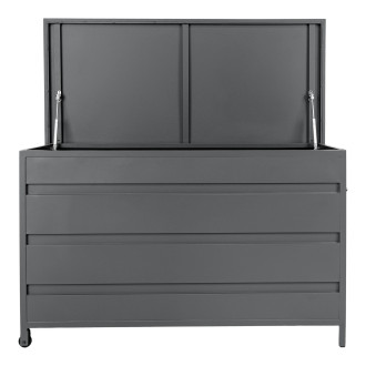 Skrzynia ogrodowa Cassis 450L 130x60x75cm szara House Nordic