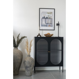 Duży wazon ceramiczny Corvo 60cm szary House Nordic