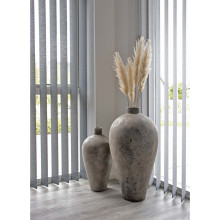 Duży wazon ceramiczny Corvo 80cm szary House Nordic
