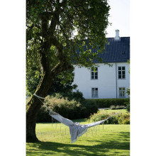 Hamak wiszący bawełniany z chwostami Edessa biały House Nordic
