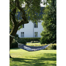 Hamak ogrodowy w paski Lamia 200x120cm szary House Nordic