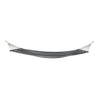 Hamak ogrodowy w paski Lamia 200x120cm szary House Nordic