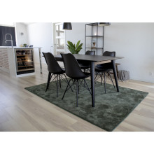 Krzesło z tworzywa z poduszką Oslo czarne House Nordic