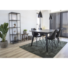 Krzesło z tworzywa z poduszką Oslo czarne House Nordic