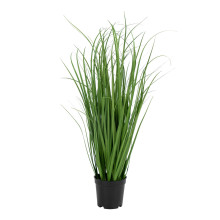 Sztuczna trawa w czarnej donicy 68cm House Nordic