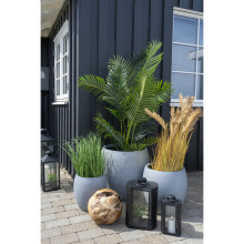 Sztuczna trawa w czarnej donicy 68cm House Nordic