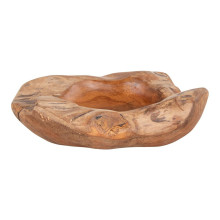 Miska dekoracyjna z drewna tekowego Rio 20cm House Nordic