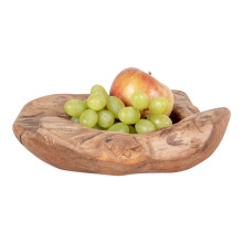 Miska dekoracyjna z drewna tekowego Rio 20cm House Nordic