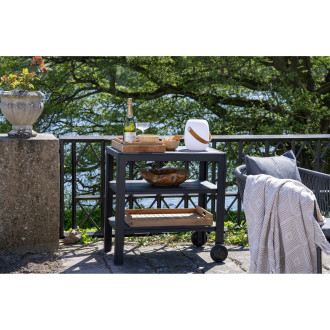 Miska dekoracyjna z drewna tekowego Rio 40cm House Nordic