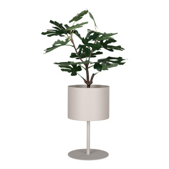Osłonka  / doniczka metalowa na nóżce Trofa 21,5cm kaszmirowa House Nordic