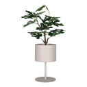 Osłonka  / doniczka metalowa na nóżce Trofa 21,5cm kaszmirowa House Nordic