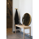 Ławka drewniana z plecionym siedziskiem Abano 80cm House Nordic
