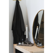 Ławka drewniana z plecionym siedziskiem Abano 80cm House Nordic