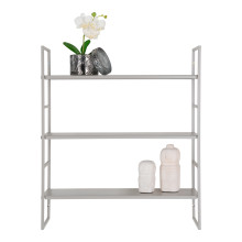 Półka ścienna metalowa Beja 55x48cm szara House Nordic