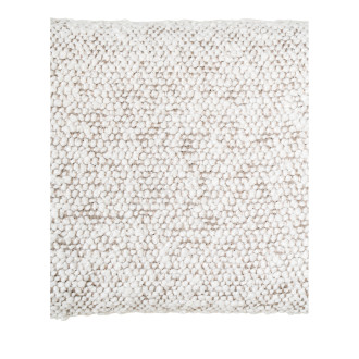 Krzesło barowe tapicerowane Badalona 65cm tkania boucle biały /czarny House Nordic