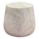 Stolik pomocniczy japandi Bonn 47cm imitacja kamienia House Nordic