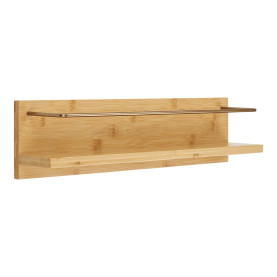 Półka ścienna bambusowa Ember 45x10x12cm House Nordic