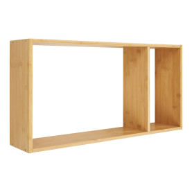 Półka bambusowa na ścianę Ember 70x15x35,5cm bambusowa House Nordic 2
