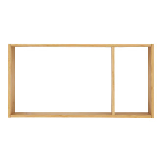 Półka bambusowa na ścianę Ember 70x15x35,5cm bambusowa House Nordic