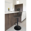 Hoker pikowany na czarnej nodze Middelfart ciemny szary House Nordic
