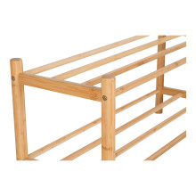 Półka na buty dwupoziomowa bambusowa Manaus 70cm House Nordic