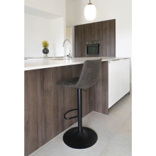 Hoker pikowany na czarnej nodze Middelfart ciemny szary House Nordic