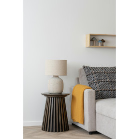 Stolik pomocniczy fornirowany na podstawie z lameli Osaka 40x50cm dąb naturalny House Nordic 2