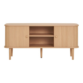 Szafka rtv na nóżkach Nikko 113x40cm sosna naturalna House Nordic