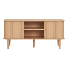 Szafka rtv na nóżkach Nikko 113x40cm sosna naturalna House Nordic