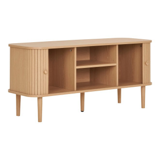 Szafka rtv na nóżkach Nikko 113x40cm sosna naturalna House Nordic
