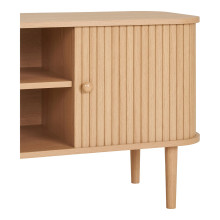 Szafka rtv na nóżkach Nikko 113x40cm sosna naturalna House Nordic