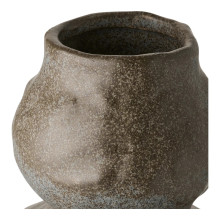 Wazon ceramiczny wabi-sabi 33cm szaro-brązowy House Nordic