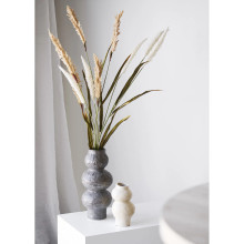 Wazon ceramiczny wabi-sabi 33cm szaro-brązowy House Nordic